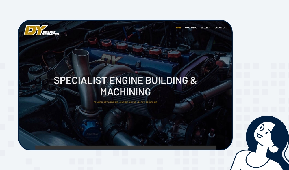 New web design for DY Engines