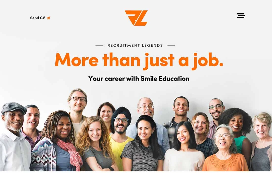 recruitment website design