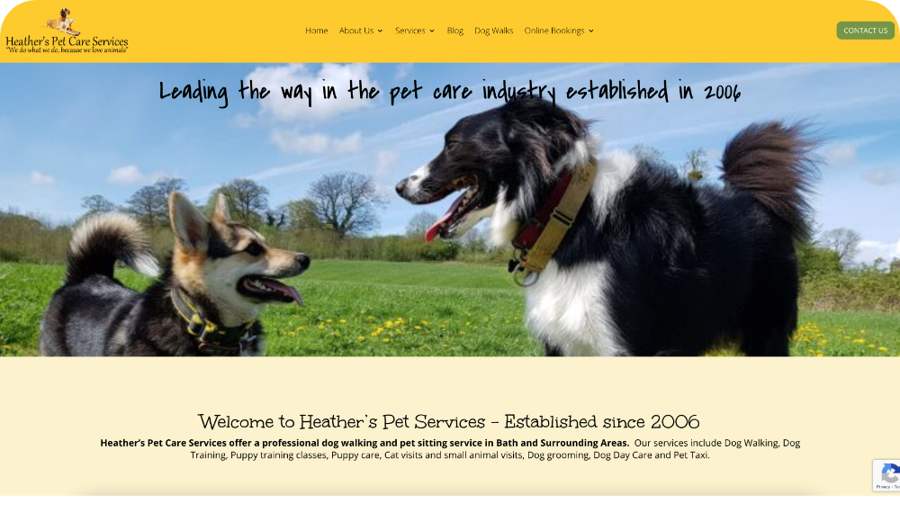 Heathers Pet Care Services