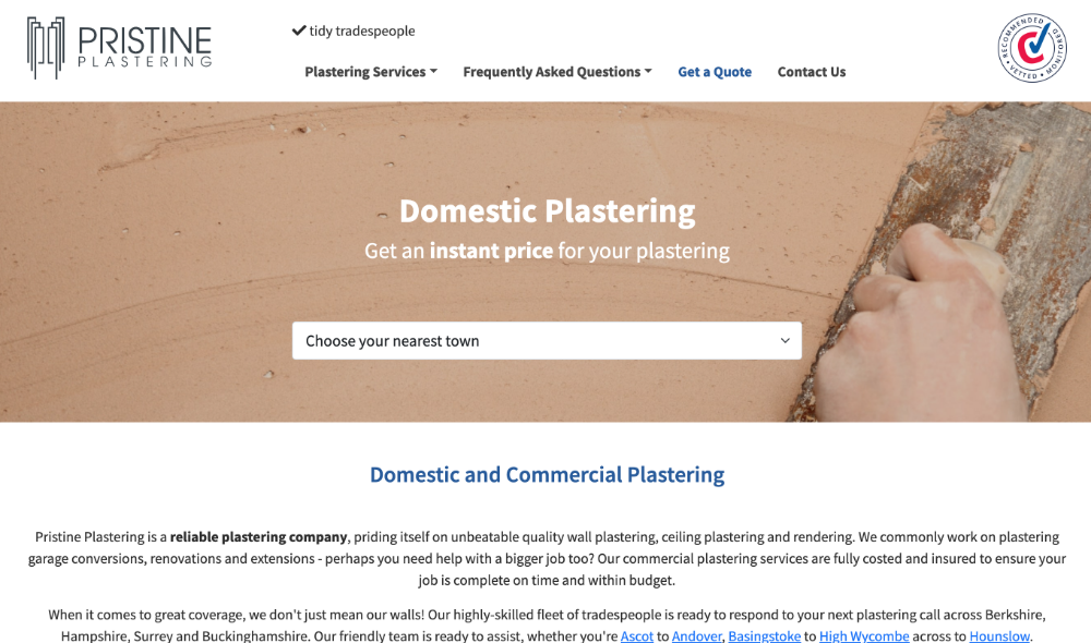 Pristine Plastering